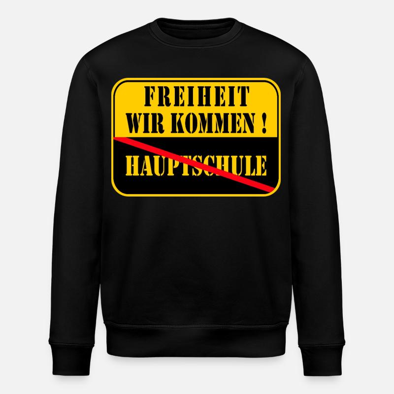 Abschluss Hauptschule 2026 - Stanley/Stella Unisex Bio-Sweatshirt ROLLER - Schwarz