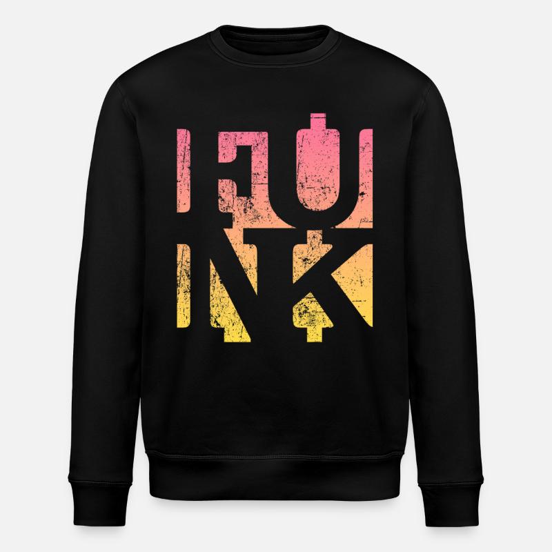 Funk Retro Musik - Stanley/Stella Unisex Bio-Sweatshirt ROLLER - Schwarz