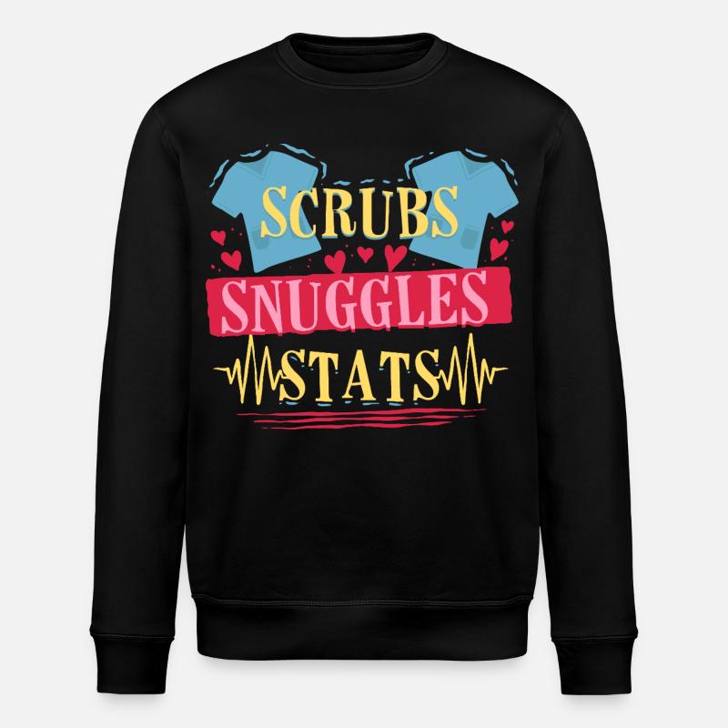 NICU Krankenschwester - Stanley/Stella Unisex Bio-Sweatshirt ROLLER - Schwarz