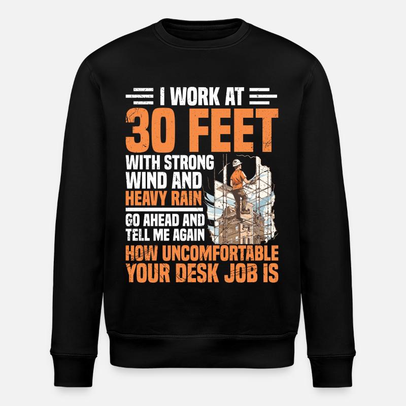 Scaffolding Worker Construction Team Scaffolder - Stanley/Stella ROLLER Unisex Organic Sweatshirt - black