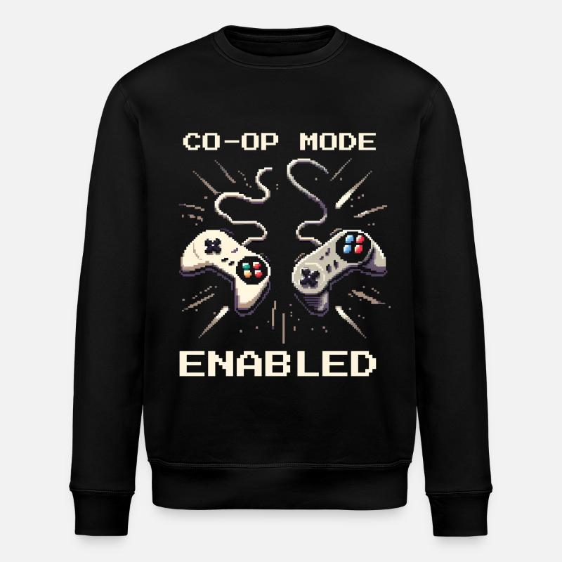 Co-Op Modus aktiv | Teamarbeit Sozialarbeit - Stanley/Stella Unisex Bio-Sweatshirt ROLLER - Schwarz