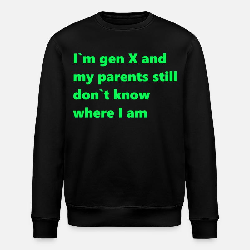 GenX - Stanley/Stella ROLLER Unisex Organic Sweatshirt - black