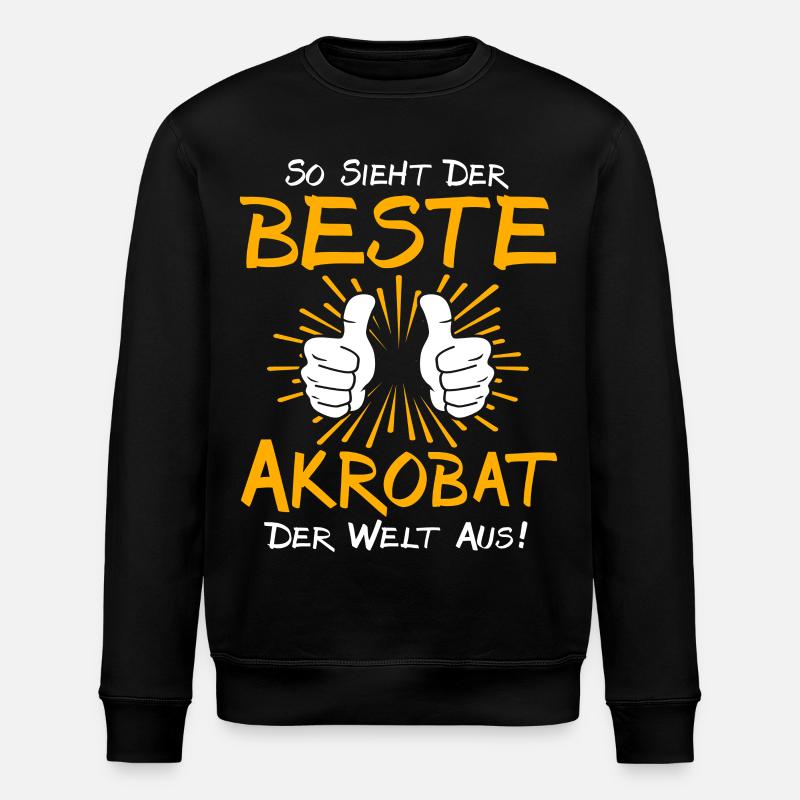 Akrobat Geschenkidee - Stanley/Stella Unisex Bio-Sweatshirt ROLLER - Schwarz