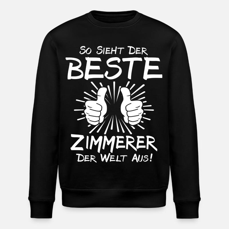 Bester Zimmerer - Stanley/Stella Unisex Bio-Sweatshirt ROLLER - Schwarz