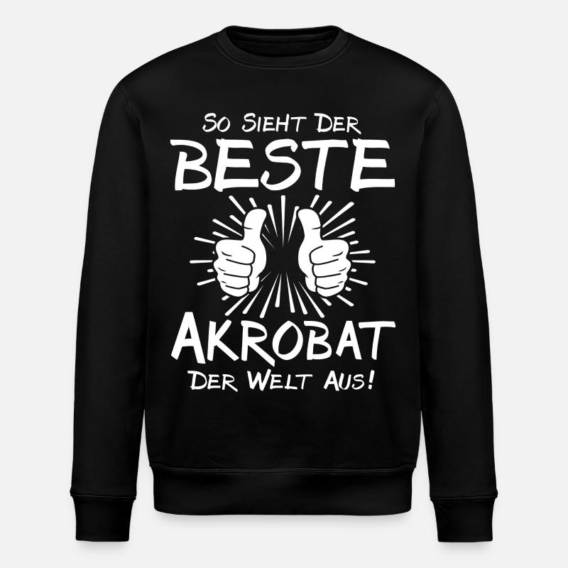 Best Acrobat - Stanley/Stella ROLLER Unisex Organic Sweatshirt - black