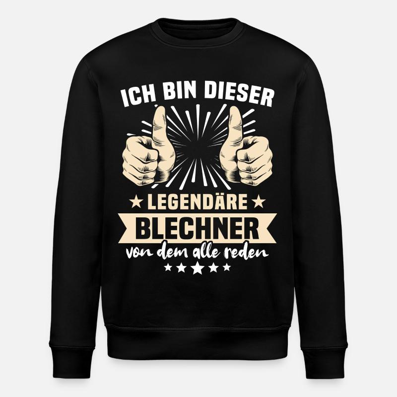 Dictons de Blechner - Sweat bio ROLLER Stanley/Stella Unisexe - noir
