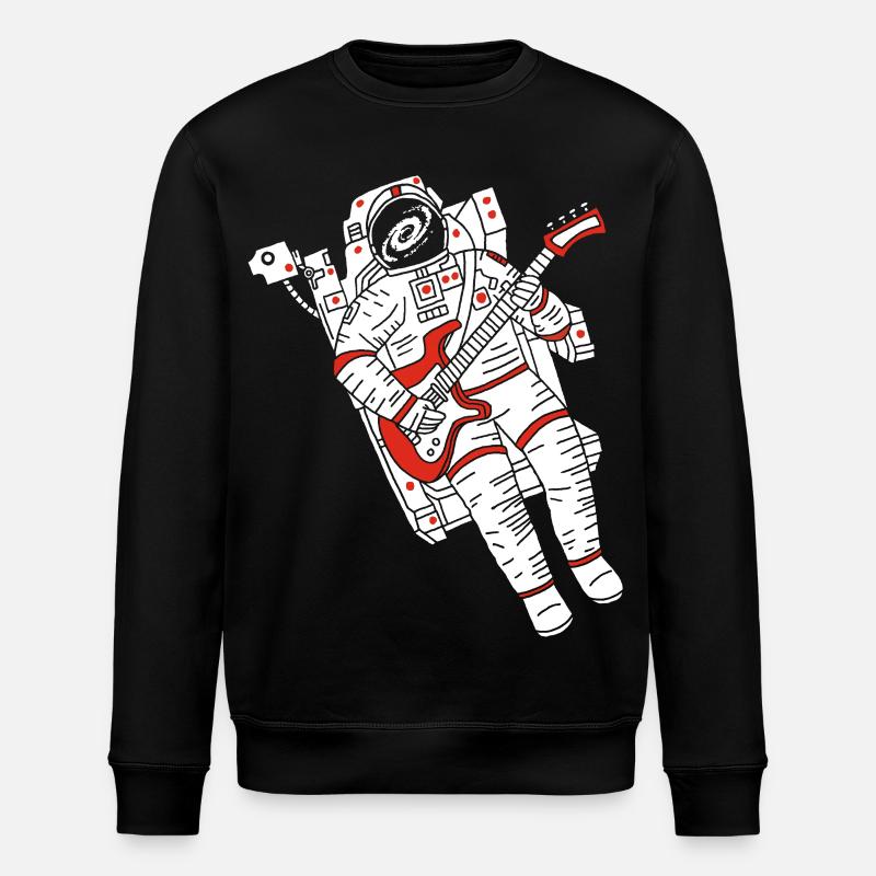 Astronaute guitariste - Sweat bio ROLLER Stanley/Stella Unisexe - noir