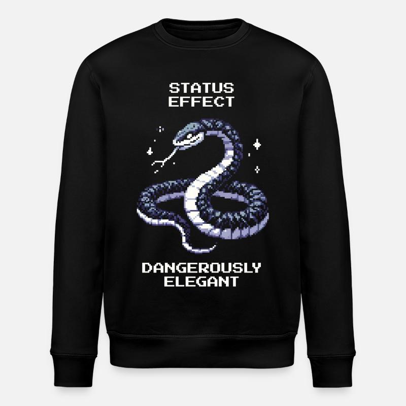Dangereusement élégant | Attitude de serpent - Sweat bio ROLLER Stanley/Stella Unisexe - noir