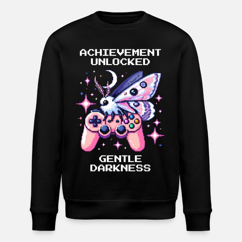 Gentle Darkness Unlocked | Soft Goth - Stanley/Stella ROLLER Unisex Organic Sweatshirt - black