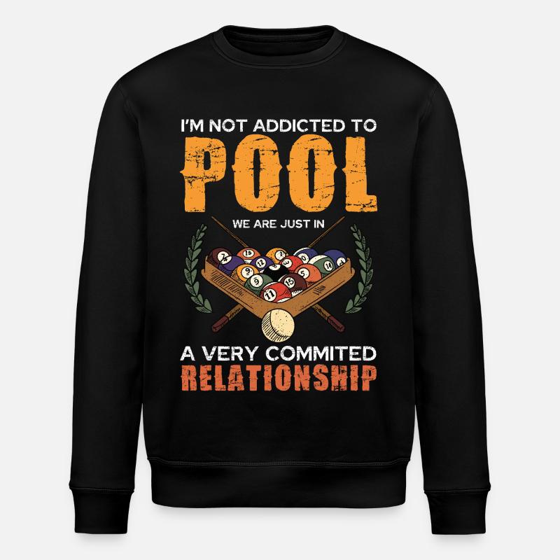 Pool Leidenschaft: Fest verbunden - Stanley/Stella Unisex Bio-Sweatshirt ROLLER - Schwarz