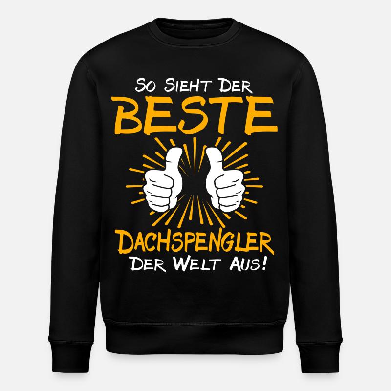 Dachspengler Gift Idea - Stanley/Stella ROLLER Unisex Organic Sweatshirt - black