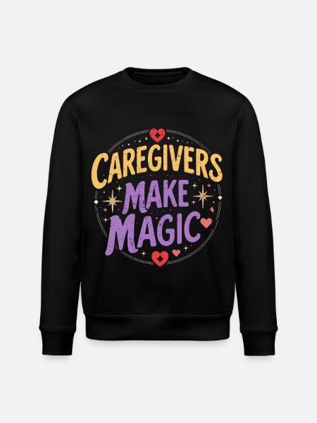Pflegerin Pfleger Altenpflege Caregivers Magic - Stanley/Stella ROLLER Unisex Organic Sweatshirt - black