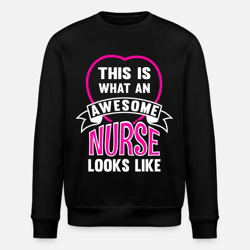 infirmier - Sweat bio ROLLER Stanley/Stella Unisexe - noir