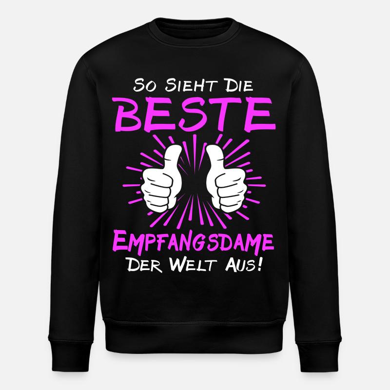 Réceptionniste qui dit - Sweat bio ROLLER Stanley/Stella Unisexe - noir