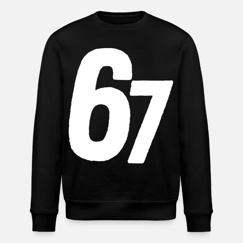 67 Six Sept - Sweat bio ROLLER Stanley/Stella Unisexe - noir