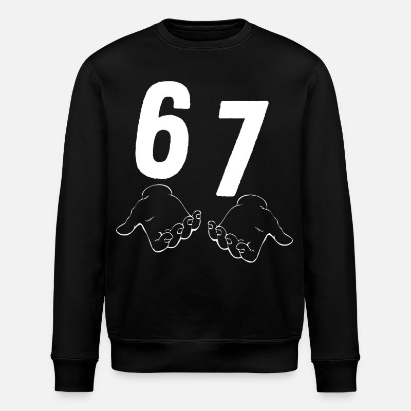 67 Six Seven - Stanley/Stella Unisex Bio-Sweatshirt ROLLER - Schwarz