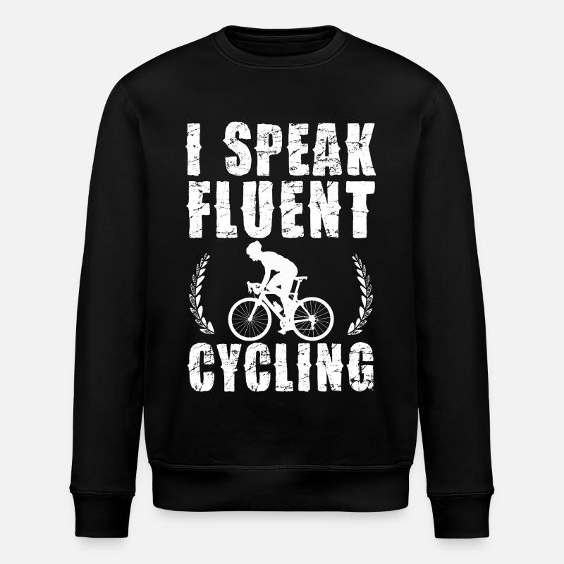 Je parle de cyclage fluide - Sweat bio ROLLER Stanley/Stella Unisexe - noir