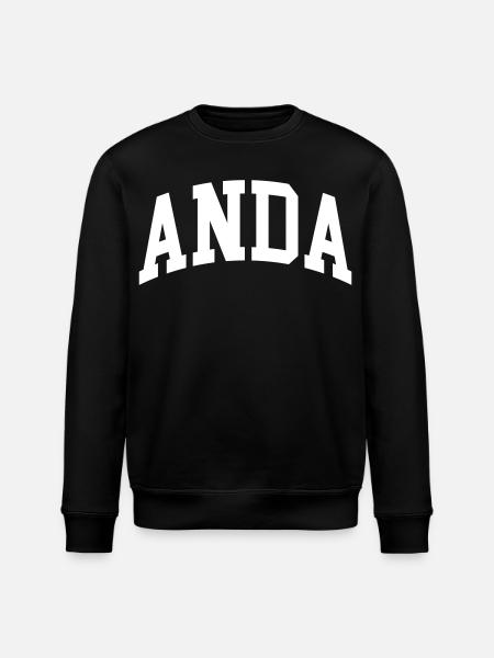 Anda - Sweat bio ROLLER Stanley/Stella Unisexe - noir