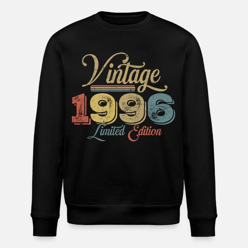 30e anniversaire du millésime 1996 - Sweat bio ROLLER Stanley/Stella Unisexe - noir