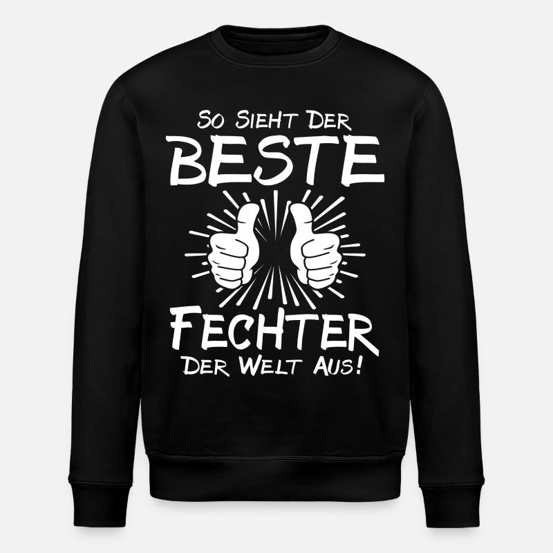 Bester Fechter - Stanley/Stella Unisex Bio-Sweatshirt ROLLER - Schwarz
