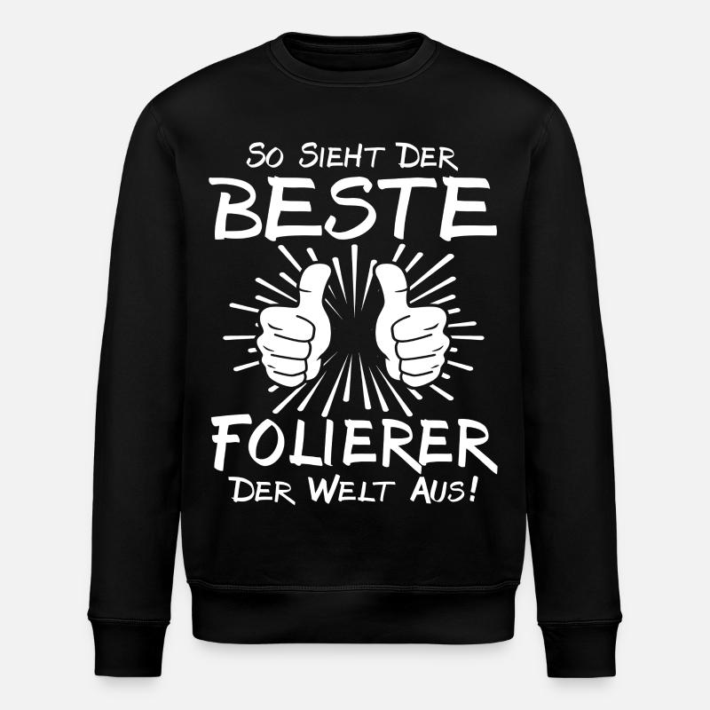 Bester Folierer - Stanley/Stella Unisex Bio-Sweatshirt ROLLER - Schwarz