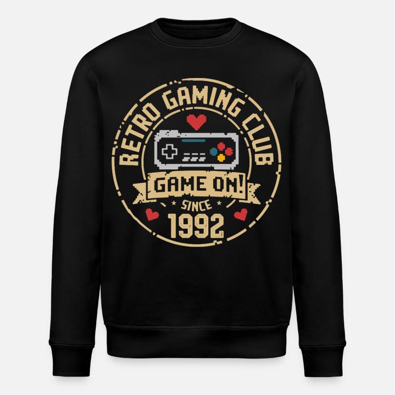 Millésime 1992 Anniversaire 1992 Cadeau 1992 - Sweat bio ROLLER Stanley/Stella Unisexe - noir
