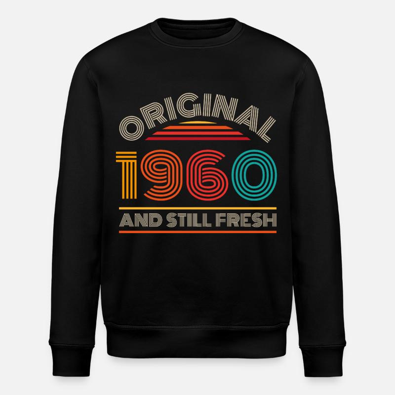 Millésime 1960 - Sweat bio ROLLER Stanley/Stella Unisexe - noir