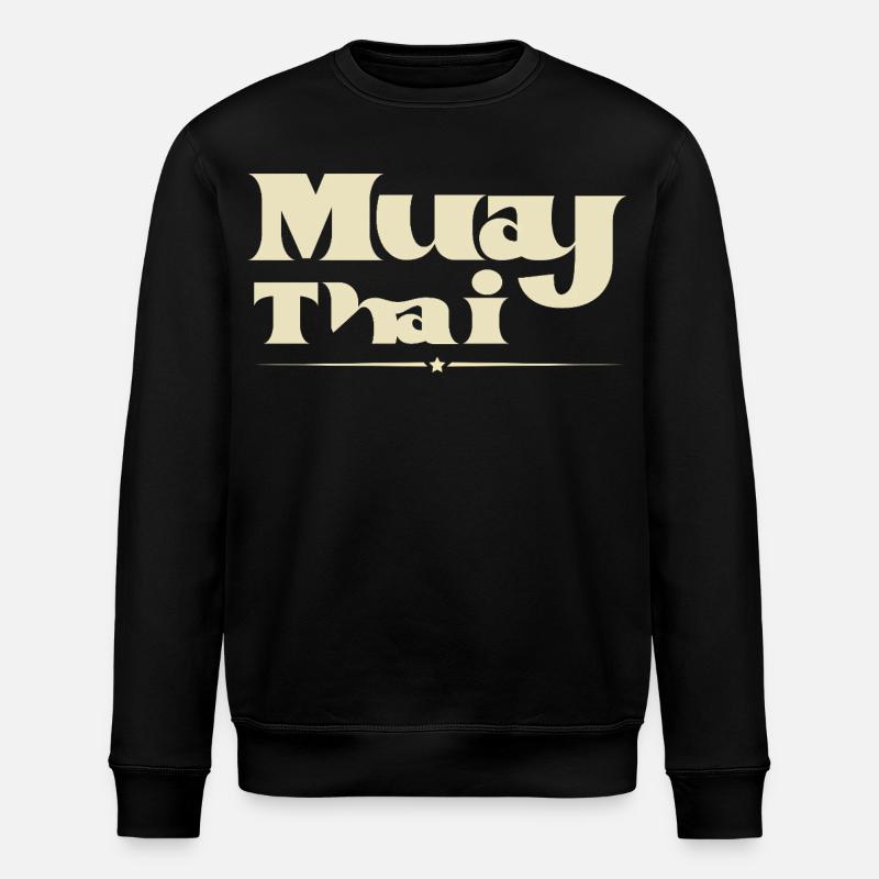 Muay Thai - Stanley/Stella Unisex Bio-Sweatshirt ROLLER - Schwarz
