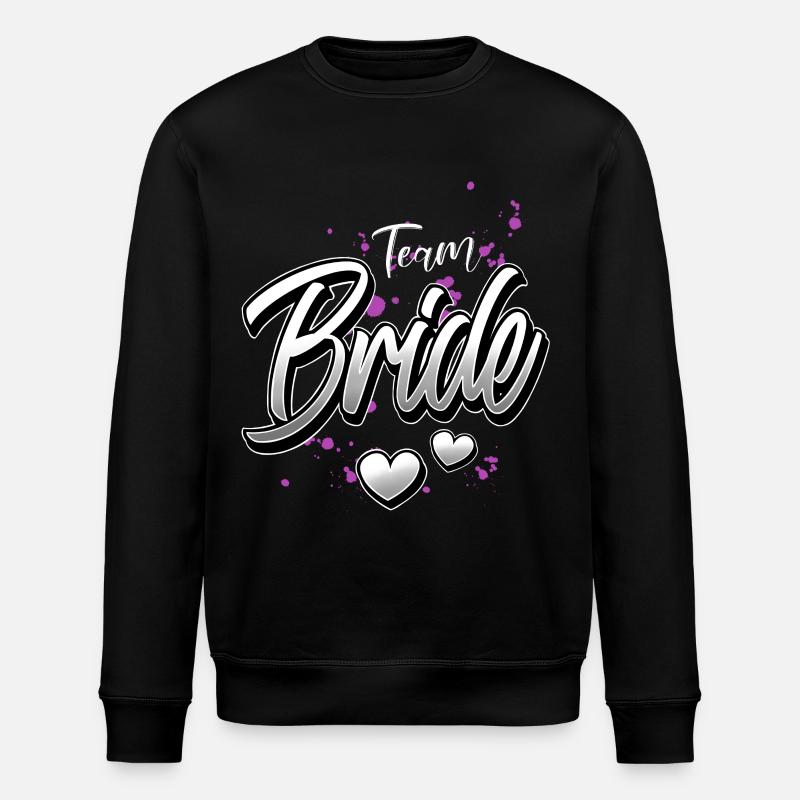 Team Bride JGA - Stanley/Stella Unisex Bio-Sweatshirt ROLLER - Schwarz