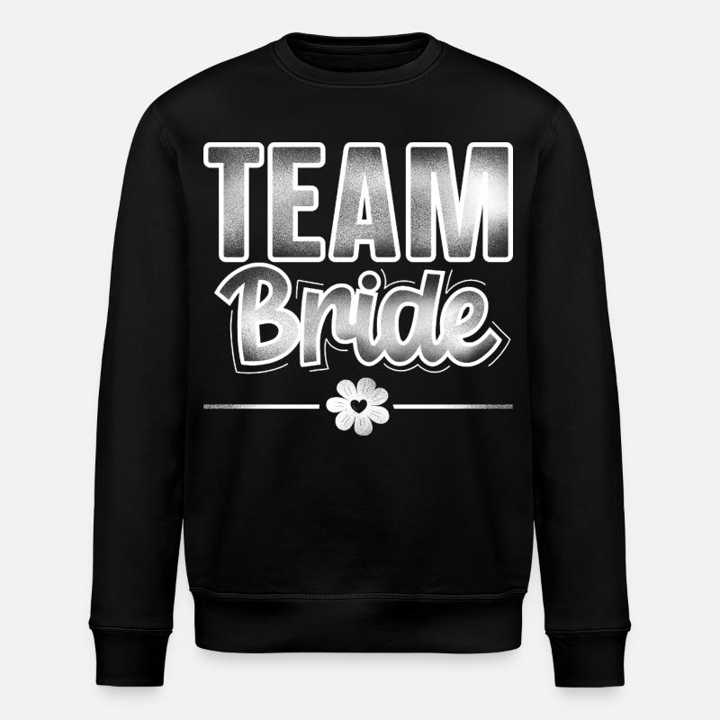 Team Bride - Stanley/Stella Unisex Bio-Sweatshirt ROLLER - Schwarz
