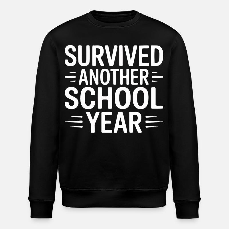 Overlevede endnu et skoleår Design - Stanley/Stella økologisk unisex-sweatshirt ROLLER - sort
