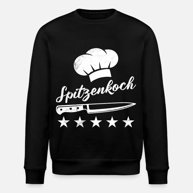 Chefs TOP CHEF Gastronomie Chef Fun - Sweat bio ROLLER Stanley/Stella Unisexe - noir
