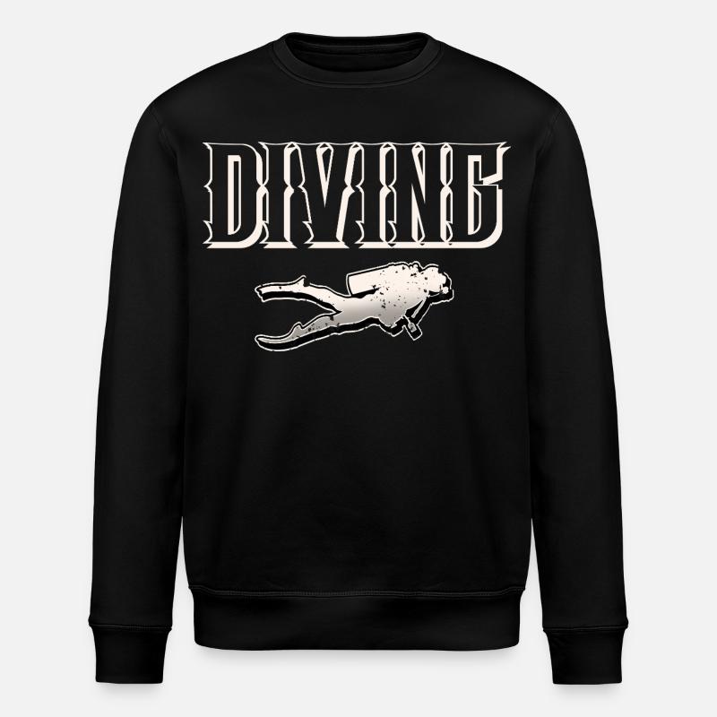 Plongeurs - Sweat bio ROLLER Stanley/Stella Unisexe - noir