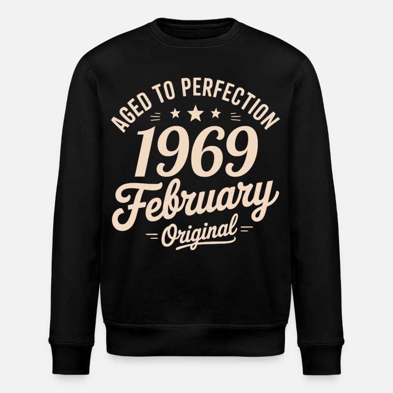 Février 1969 – Februar 1969 - Stanley/Stella Unisex Bio-Sweatshirt ROLLER - Schwarz