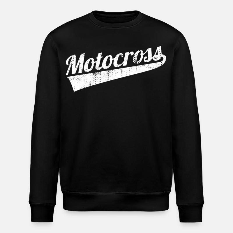 Motocross rétro - Sweat bio ROLLER Stanley/Stella Unisexe - noir