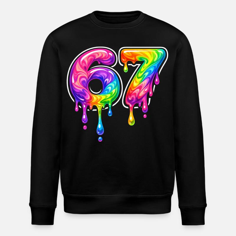 67 Six Meme Seven Alpha Slang - Sweat bio ROLLER Stanley/Stella Unisexe - noir