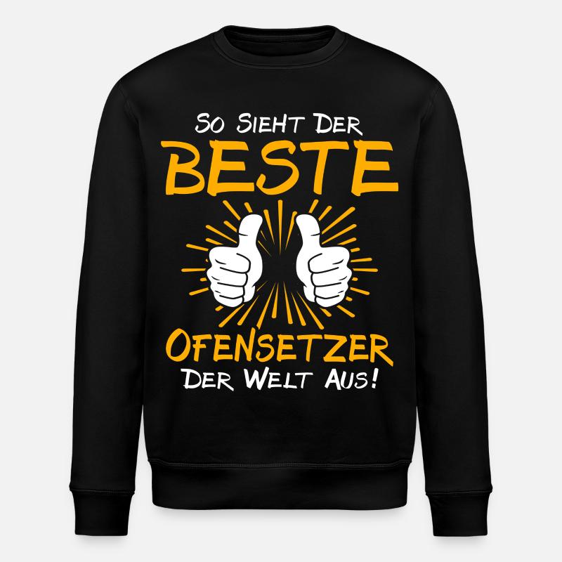 Ofensetzer Geschenkidee - Stanley/Stella Unisex Bio-Sweatshirt ROLLER - Schwarz