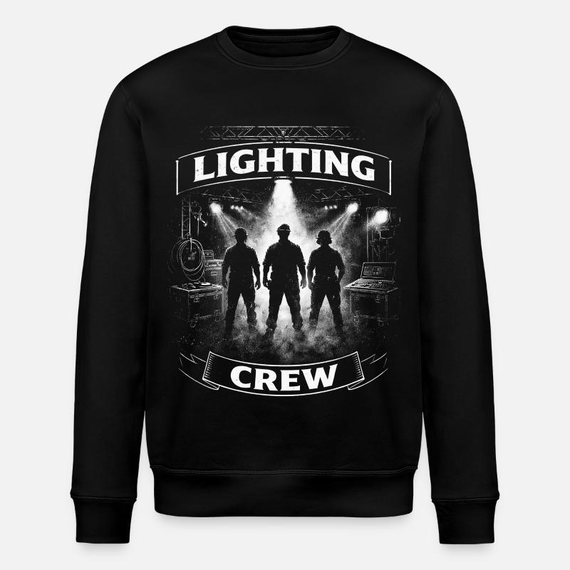 Lighting Technician Lighting Technician Lighting Crew - Stanley/Stella ROLLER Unisex Organic Sweatshirt - black