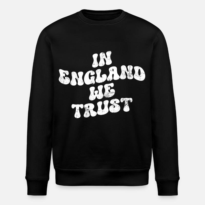 En Angleterre, nous faisons confiance - Sweat bio ROLLER Stanley/Stella Unisexe - noir