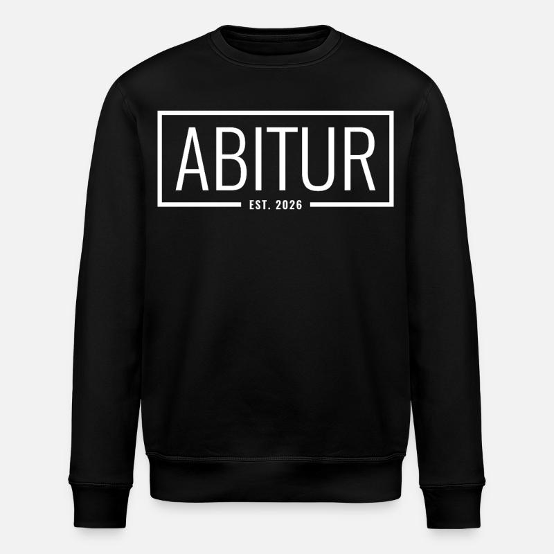 Abitur Est 2026 - Sweat bio ROLLER Stanley/Stella Unisexe - noir