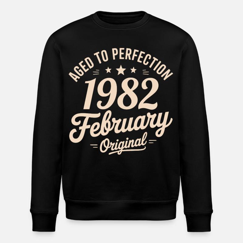 Février 1982 – Februar 1982 - Stanley/Stella Unisex Bio-Sweatshirt ROLLER - Schwarz