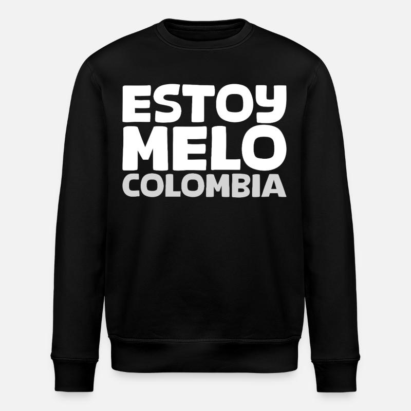 ESTOY-MELO-blanco - Stanley/Stella Unisex Bio-Sweatshirt ROLLER - Schwarz