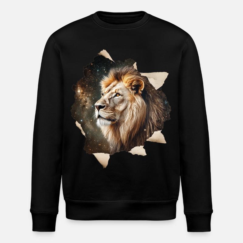 Löwe - Stanley/Stella Unisex Bio-Sweatshirt ROLLER - Schwarz