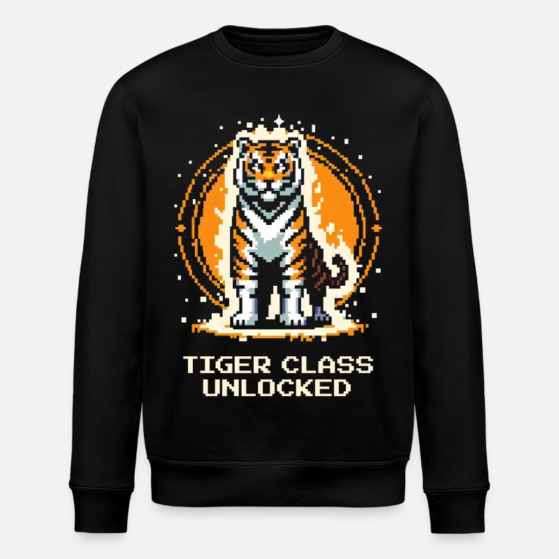 Tiger Class Unlocked | Tigerpower - Stanley/Stella ROLLER Unisex Organic Sweatshirt - black