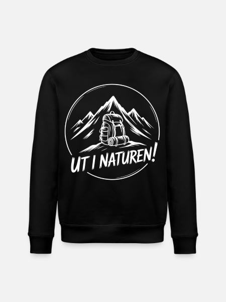 Adventure Backpacking Hiking - Stanley/Stella ROLLER Unisex Organic Sweatshirt - black