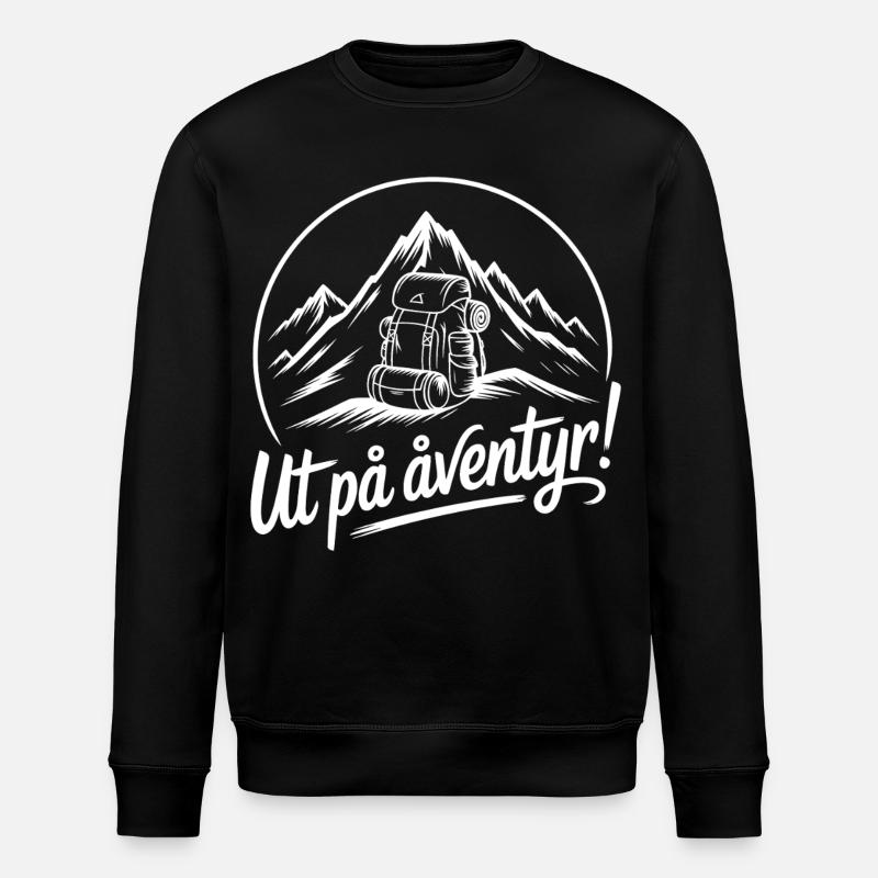 Abenteuer-Rucksackwandern - Stanley/Stella Unisex Bio-Sweatshirt ROLLER - Schwarz
