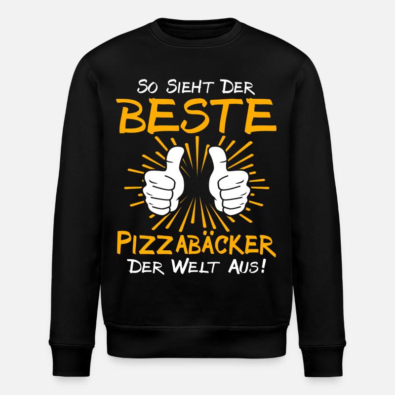 Idée cadeau pour un pizzaien - Sweat bio ROLLER Stanley/Stella Unisexe - noir