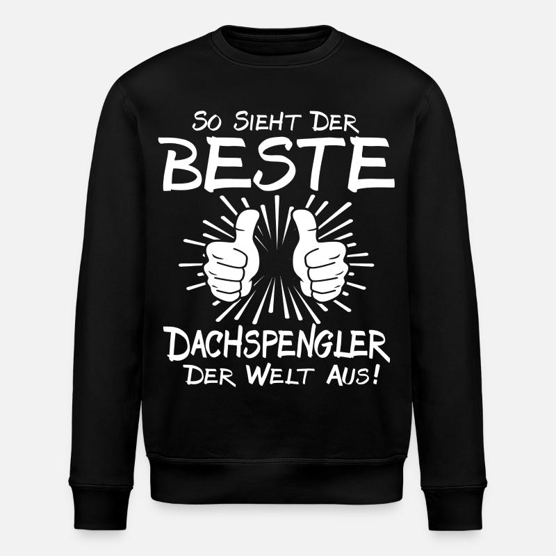 Meilleur couvreur plombier - Sweat bio ROLLER Stanley/Stella Unisexe - noir