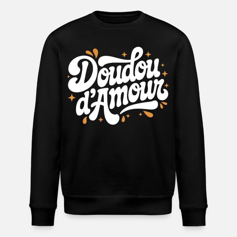 Doudou d’Amour - Sweat bio ROLLER Stanley/Stella Unisexe - noir