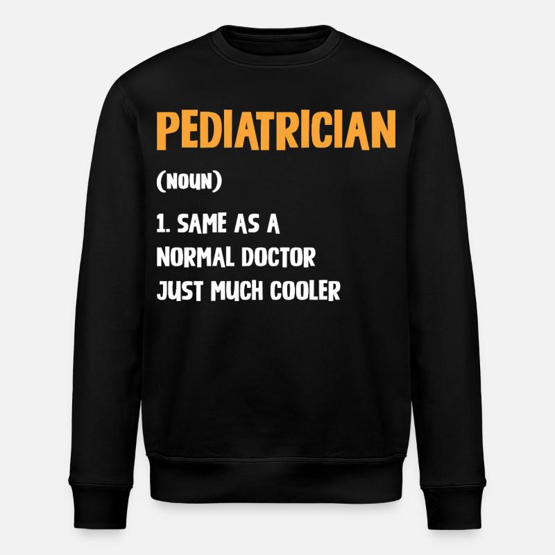 Pediatrician with extra style - Stanley/Stella ROLLER Unisex Organic Sweatshirt - black